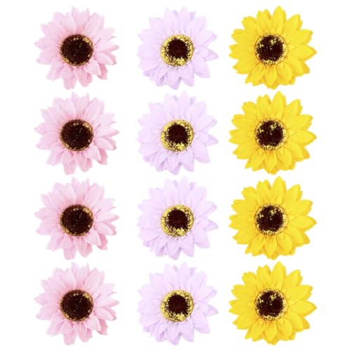 GAROZATION Flores de Jabón para Ducha 12 Piezas de Flor de Jabón Delicada, Hidratante y Nutritiva para Tejido Cutáneo, Adecuada como Obsequio por Cumpleaños y Adorno Floral Artesanal