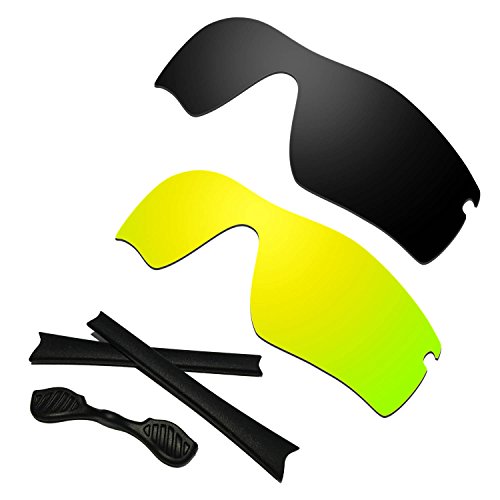 Verres Polarisés Or et Caoutchoucs pour Oakley Radar Path en randonnée