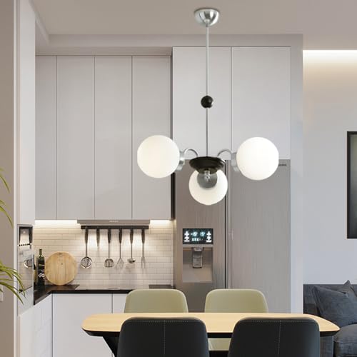 Lustre Spoutnik à 3 lumières résout le manque d'éclairage