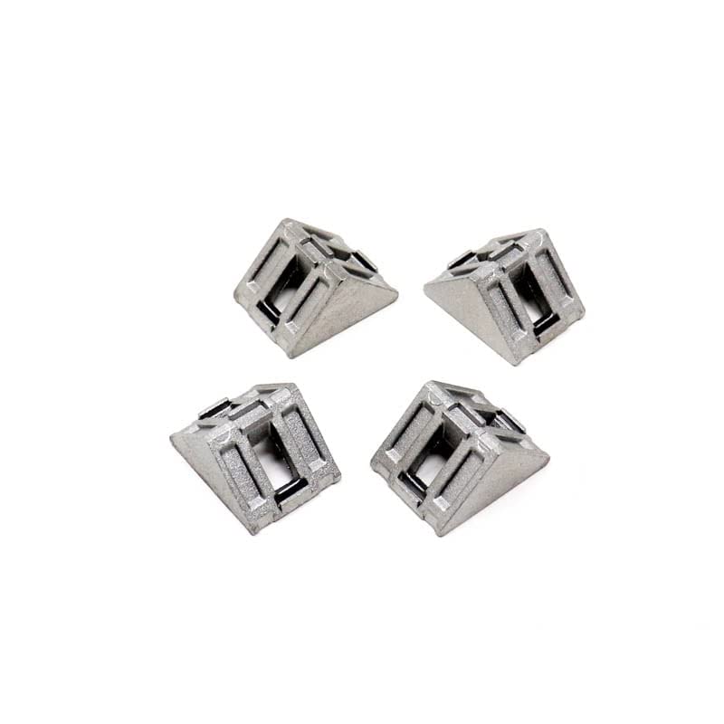 Cast Corner Bracket for 30X30 Aluminium Profile (Silver) – 4 Pcs
