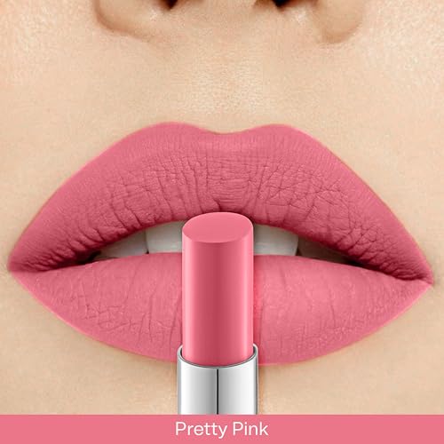 Image of CAL Losangeles Bullet Matte Lipstick, Long Lasting & Smudge Proof Lip Color for Womens Everyday Use with Nourishing & Hydrating Formula, Lipsticks for Girls /Women(Pretty Pink)