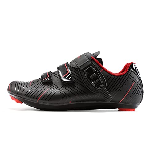 Image of Santic Men's Cycling Shoes Road Cycling Riding Shoes Road Bike Shoes with Buckle- Roadway New