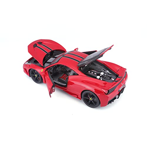 Carro Bburago Signature Series Modelo Ferrari 458 Special Maisto Vermelho Escala 1.18