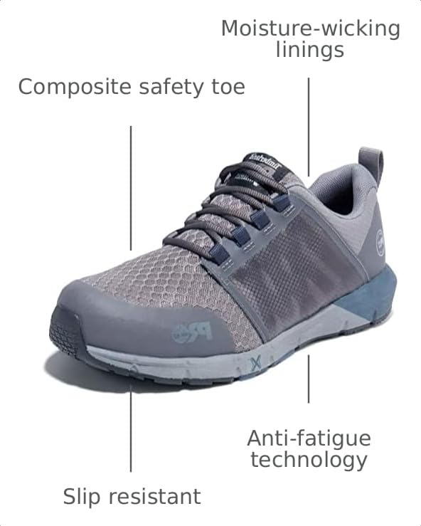 Image of Timberland PRO Men's Radius Composite Safety Toe Athletic Industrial Work Shoe
