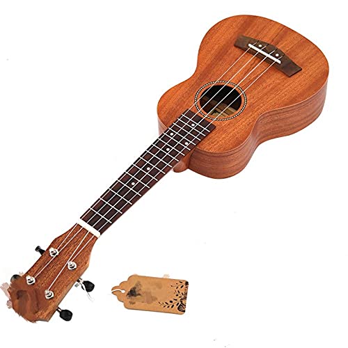 CAZARU 21 Pouces Ukulele Treble Sapele Uke 15 Fret 21 Pouces Mini Guitare hawaïenne Une Guitare ukulélé adaptée aux débutants - Les Beatles, Paul McCartney, John Lennon, RIngo Starr, George Harrison CAZARU 21 Pouces Ukulele Treble Sapele Uke 15 Fret 21 Pouces Mini Guitare hawaïenne Une Guitare ukulélé adaptée aux débutants – Image 4