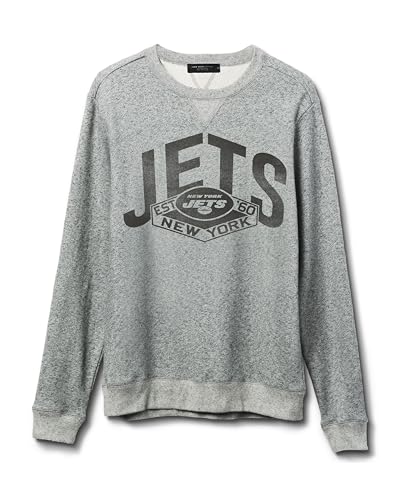 Suéter Junk Food Jets de hombre en tejido fleece gris cómodo
