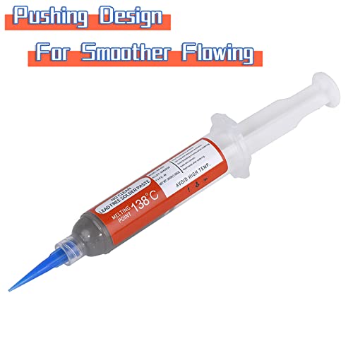 Image of Wonderway Sn42 /Bi58 T4 Lead Free Solder Paste No Clean, 138℃ Melting Point (30gx4packs)