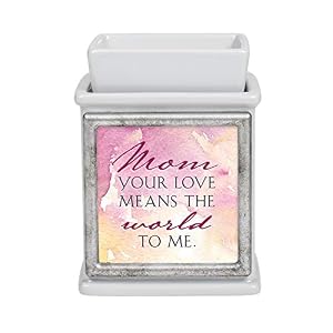 Elanze Designs Mom Your Love Means World to Me Slate Grey Interchangeable Photo Frame Candle Wax Oil Warmer Elanze Designs Mom Your Love Means World to Me Slate Grey Interchangeable Photo Frame Candle Wax Oil Warmer