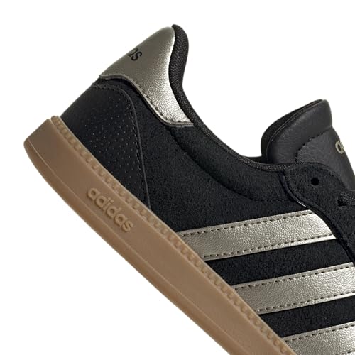 Image of adidas Womens Breaknet Sleek Suede Sports Shoes