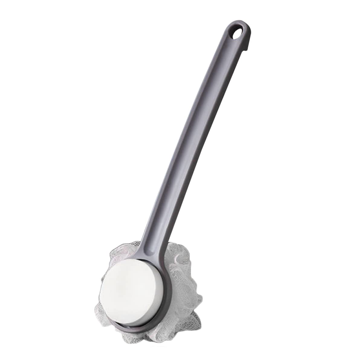 FRCOLOR 5pezzi Spazzola Con Manico Lungo Spazzola Scrubber Doppia Faccia Per Esfoliazione e Massaggio Della Schiena Accessorio Per Bagno Facile Da Usare e Pratica Per La Pulizia