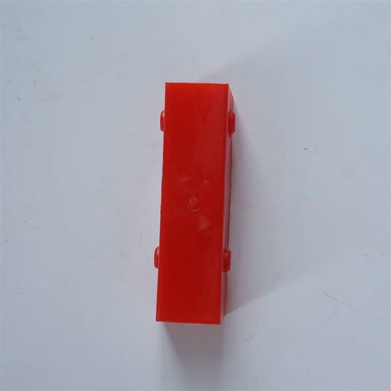 10PCS Elevator Guide Shoe Insert Length 100mm Groove Width 16mm RED 100x16