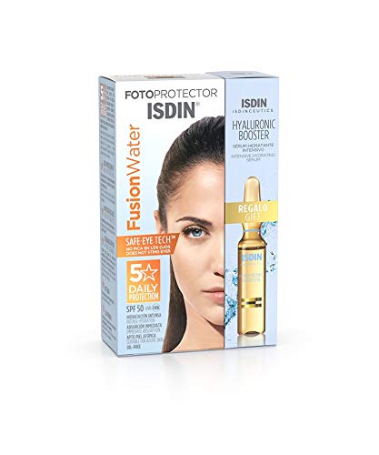 ISDIN Pack Photoaging 2020 Fusion Water 50 ml y Isdinceutics Hyaluronic Booster 1 ampolla