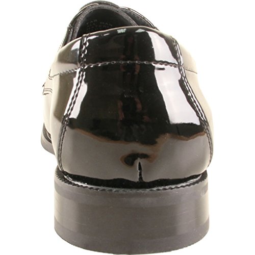 VANGELO Men's Tuxedo Shoes TAB Dress Shoes Oxford Wrinke Free Black Patent 8M3