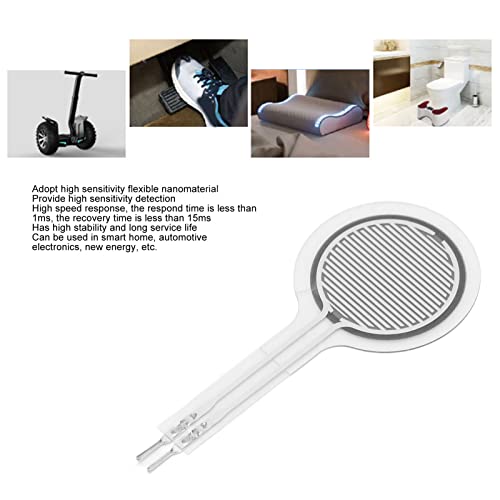 50KG Thin Film Pressure Sensor, Piezoresistive Pressure Sensor with Flexible Nanomaterials, Ultra Thin, Waterproof, Flexible, for Smart Home, Automotive Electronics