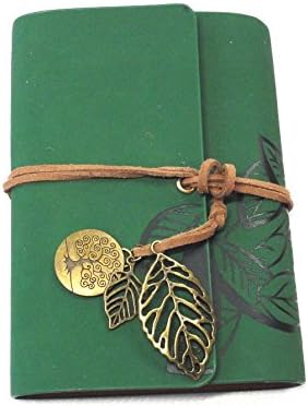 Retro Chick! Filofax leather specification with Charm (mini 6 pocket size) green