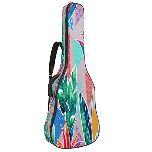 Housse Pour Guitare Acoustique Étanche Antichoc Avec Bandoulière Et Poignée Sacoche Guitare Housse Motifs Colorés… - Les Beatles, Paul McCartney, John Lennon, RIngo Starr, George Harrison Housse Pour Guitare Acoustique Étanche Antichoc Avec Bandoulière Et Poignée Sacoche Guitare Housse Motifs Colorés…