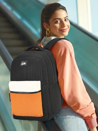 Image of Genie 19 inch Laptop Backpack for Women & Girls | Spacious Office, College & Travel Bag | Water Resistant, Multi-Compartment with Padded Laptop Sleeve