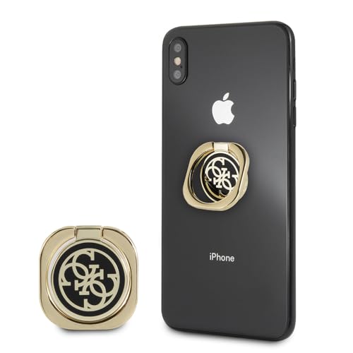 Guess GURSEQGBK Support pour bagues Doré/Noir 4G