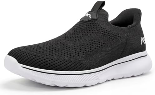 ODCKOI Herren Slip On Sneaker atmungsaktiv Turnschuhe bequem Laufschuhe | Minimalistischer Sneaker Herren für Alltag, Walking, leichtes Jogging bietet flexiblen, bequem