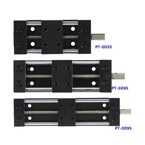 Glissière unidimensionnelle manuelle PT-SD160 pour guidage de table de traduction X