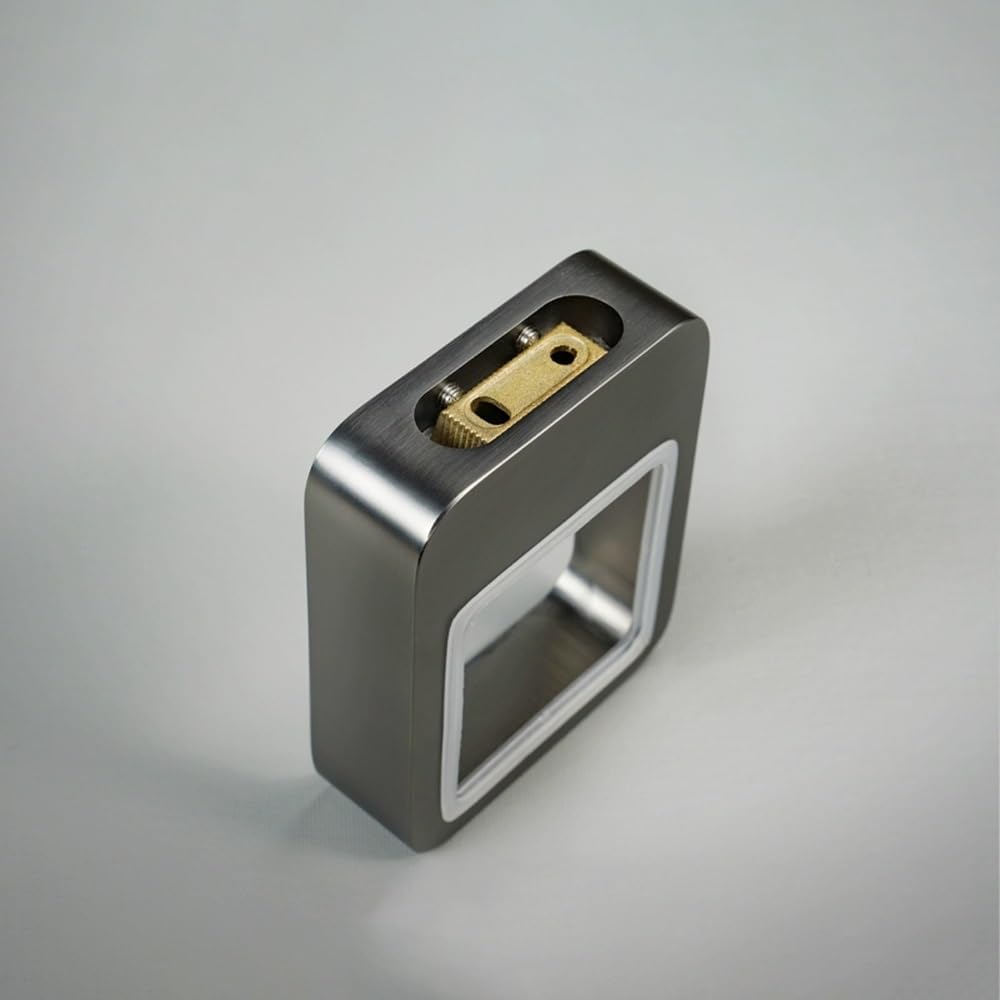 Toilet Brush Wall Mounted Toilet Bowl Brush and Holder Glass Toilet Brush Holder for Bathroom Square