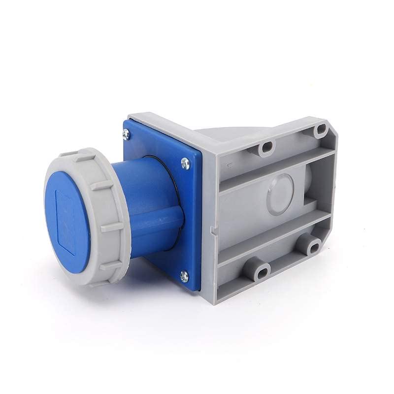 IEC60309 Waterproof CEE Industrial Connector Socket 3Pin 32A 250V 2P+E IP67 (Type-1