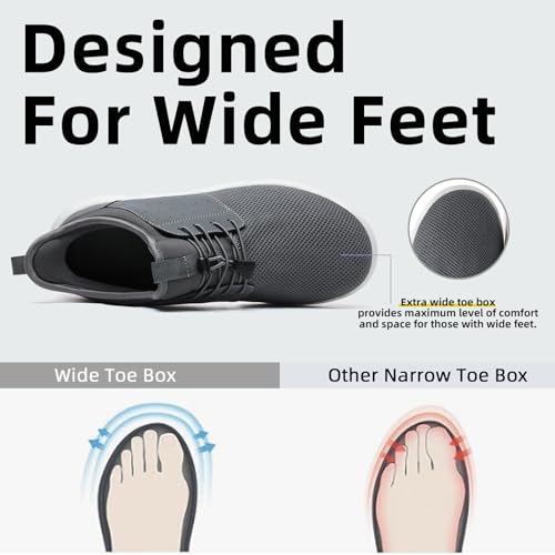 Diabetic Shoes for Men Wide Slip-on Shoes for Swollen Feet Walking Shoes for Elderly Foot Pain Relief Neuropathy2