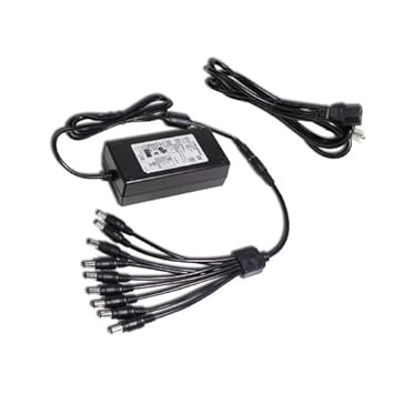 Acelevel Premium 5Amp Power Adapter with 8 way splitter for Q-See Cameras