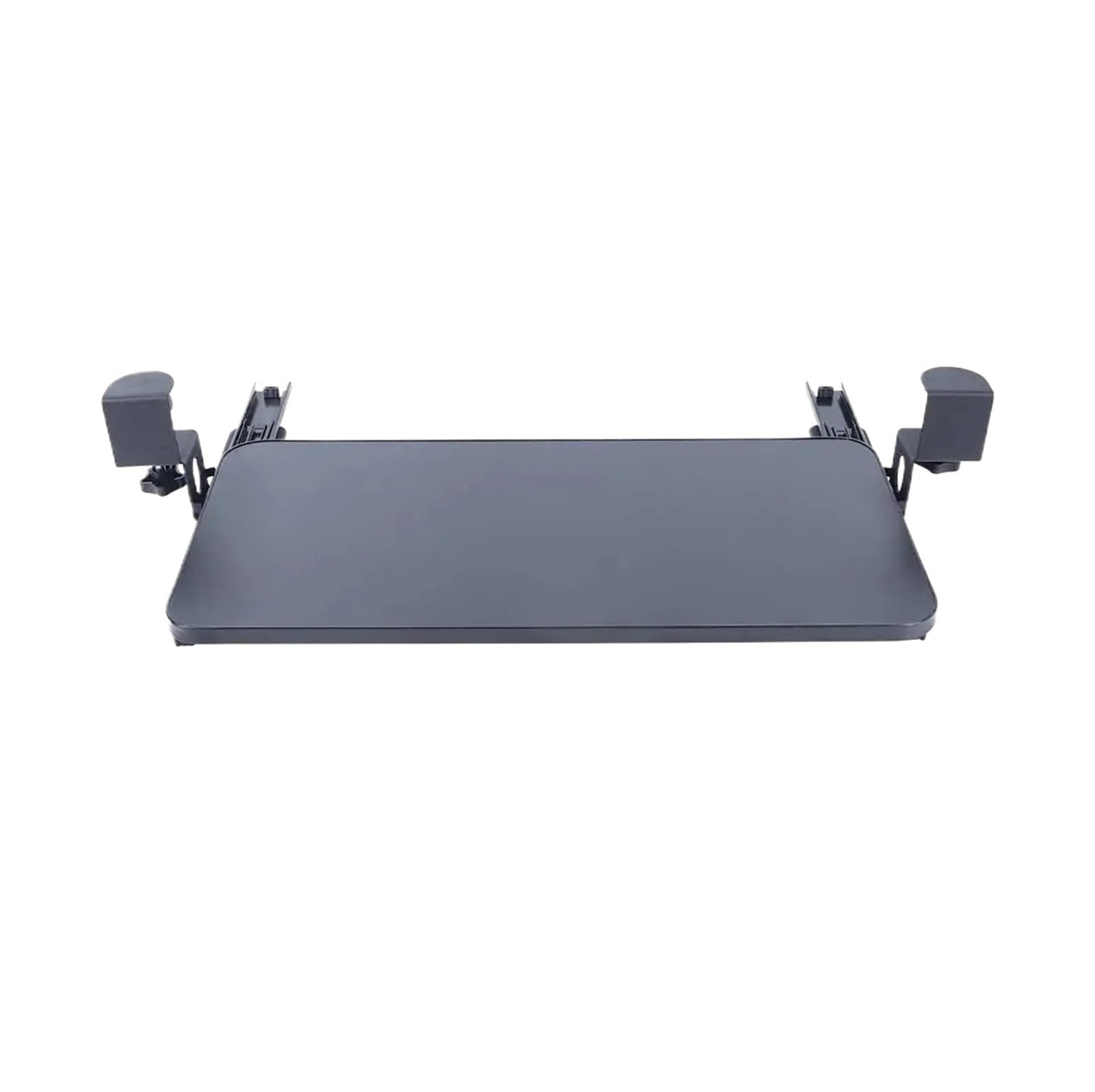 Sqqcreato One Color Under Desk Keyboard Tray Pull Out Keyboard Tray Height Adjustable Slide Computer Drawer Under Desk Slide-Out Holder
