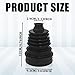 QKYS CV Boot Repair Kit, Split CV Axle Front Waterproof & Dustproof Rack and Pinion Boot Set for Protect Axle with Stainless Steel Clamps, Universal Constant Velocity Boot Set Fits for Most Cars