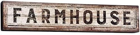 Primitives by Kathy 30365 Inspired Box Sign, Rustic Farmhouse