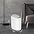 ELPHECO Automatic Bathroom Trash Can with Lid 2.5 Gallon Slim Sensor Garbage Can, 9L Narrow Plastic Trash Bin, Waterproof Motion Sensor Trash Bin for Bedroom, Living Room, Narrow Space