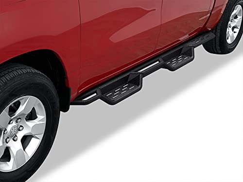 Estribos negros tubular 6 pulg para Ram 1500 2019-2026