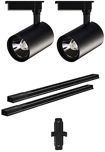 spot lights for ceiling Modern 2 Way LED Ceiling Spot Lights with Flexibly Rotatable Light Head, LED Track Lighting Fixture with track and connector For Kitchen Living Room