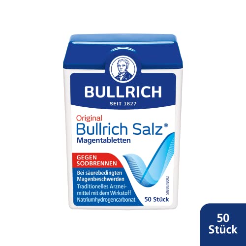 Original Bullrich Salz Schnelle Hilfe bei Sodbrennen und säurebedingten Magenbeschwerden vegan 50 Tabletten - Image 4