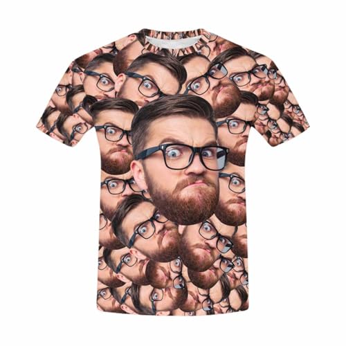 Custom T Shirts Add Your Own Custom Photo Text Name Personalized Shirt Men Boyfriend Face Printed Gifts Customized-8 Sizes2