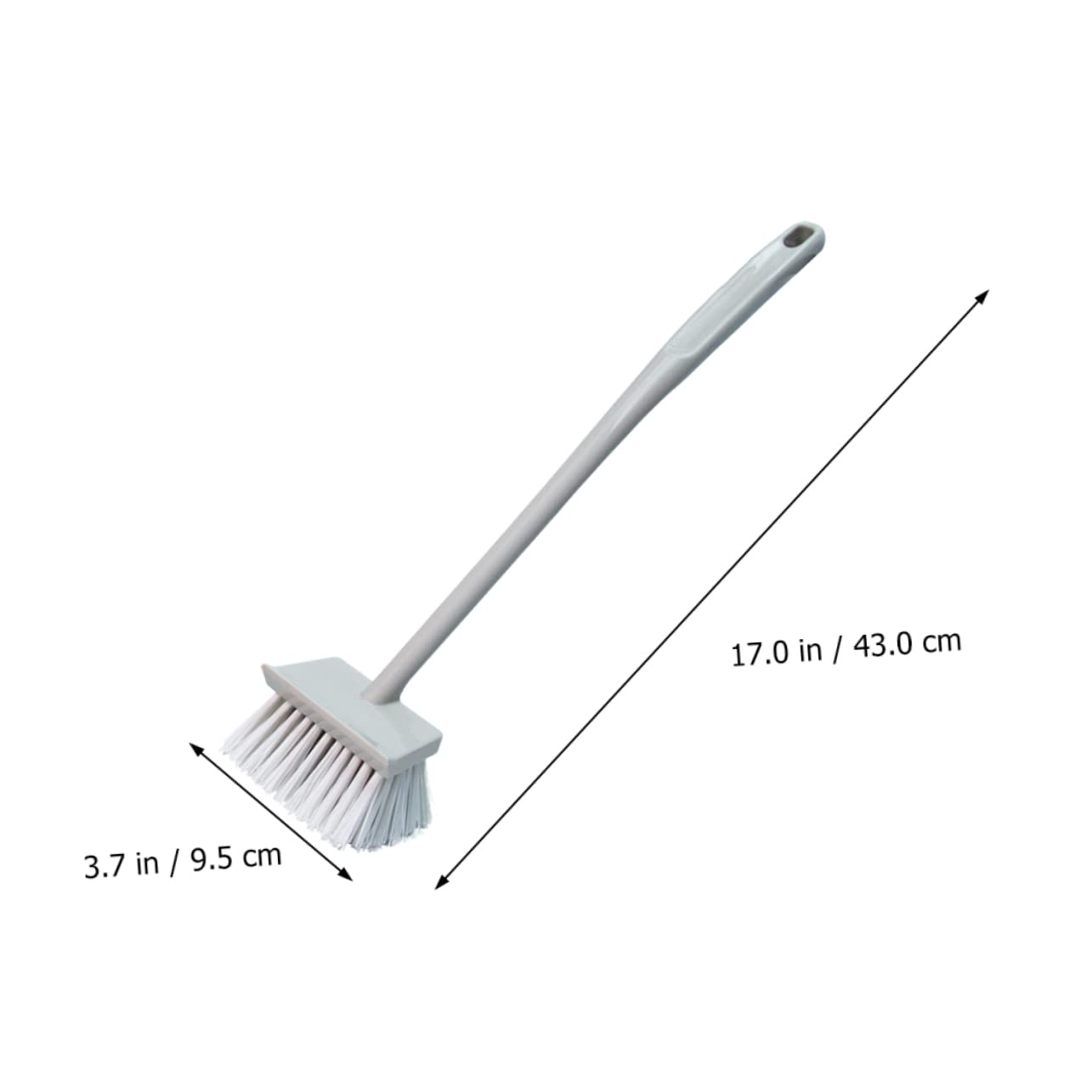 Cepillo de limpieza de azulejos de bañera y piscina, cepillo de lechada y cepillo de baño, herramienta eficaz de limpieza de suelos para eliminar manchas y suciedad, estropajo resistente para uso