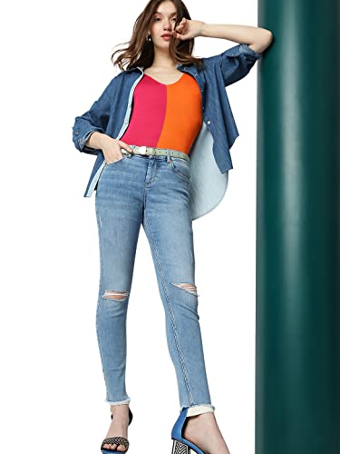 Image of VERO Moda Women's Mid Rise Skinny Jeans