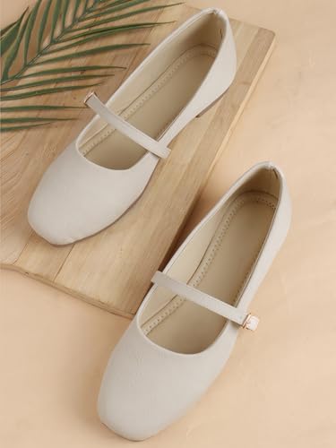 Image of TRYME Trendy Comfortable Mary Jane Ballet Bellies Shoes for Women and Girls