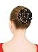 Large Bun Cover,C26688BLK,Black,One-Size
