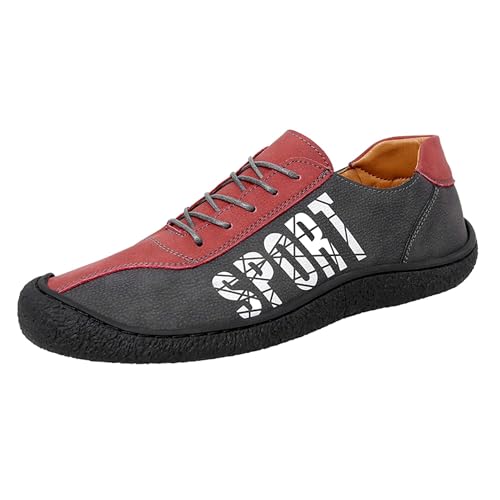 Men's Loafers Casual Walking Shoes Fashion Colorblocking Retro Business Office Formal Barefoot Wide Toe Outdoor Hiking Climbing Travel Driving Shoes