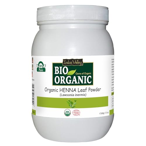 Indus Valley 100 Percent Organic Henna Leaf Powder