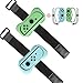 PowerLead Bracelets pour jeu Nintendo Switch Just Dance 2022 2021 2020,brassard pour Nintendo Switch Kit d'accessoires de jeu sangle élastique réglable,deux tailles pour adultes et enfants (lot de 2)