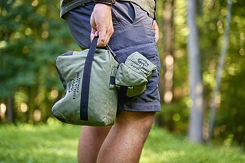 all weather durable front and rear shooting rest bags rifle rest sand bag for bench rest shooting hunting target amp competitive sports shooting-unfilled