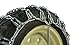 The ROP Shop Pair of 2 Link Tire Chains & Tensioners 23x10.5x12 for Snow Blowers, Lawn & Garden Tractors, Mowers & Riders, UTV, ATV, 4-Wheelers, Utility Vehicles