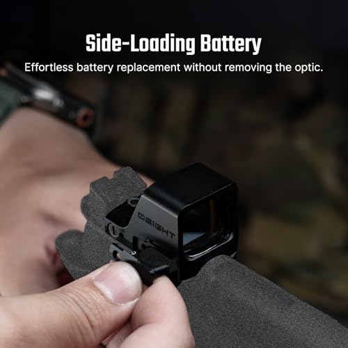 Image of Osight C Micro Dot Sight, 3 MOA Dot & 32 MOA Circle Reticle, 407c /507c Footprint Open Reflex Sight, Parallax-Free Durable Sights for Full-Sized Setups-Red /Green Dot Options