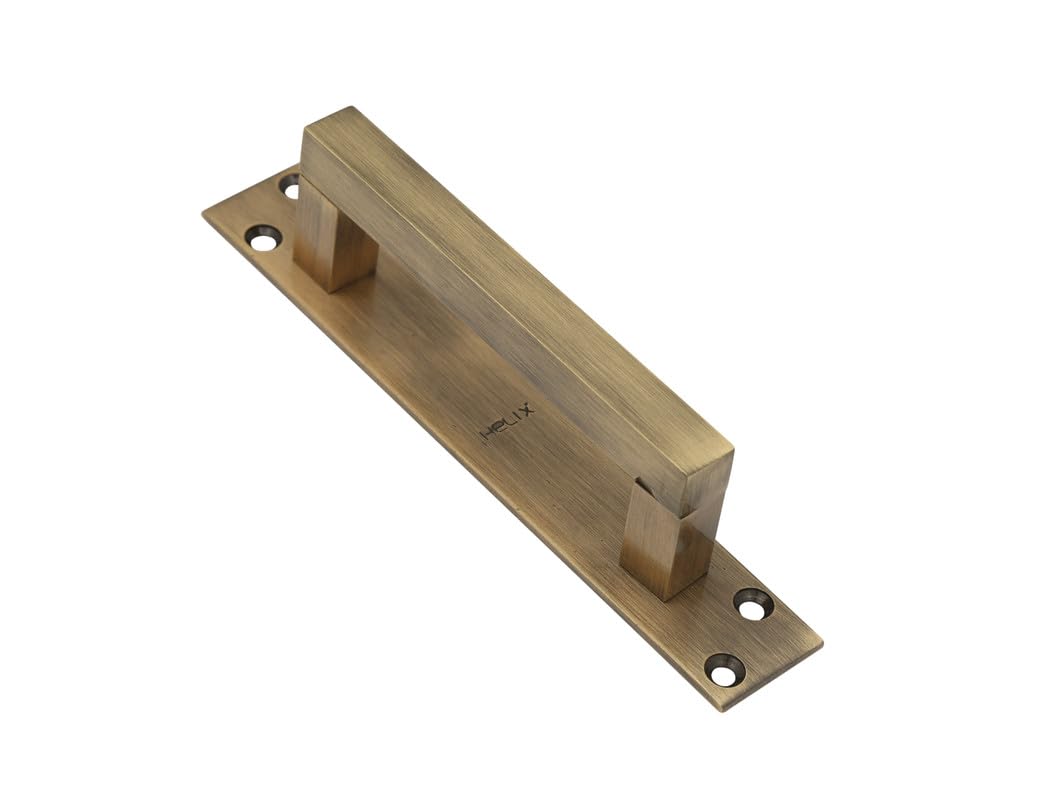 Helix Plate Handle Square Stainless Steel Door Handles, Main Door Handle, 6 Inch X 1" X 2.5 mm Thickness with 12mm Sqaure Rod - Pack of 2 (Antique Finish) (B0CXDWV9TT) Amazon Price History, Amazon Price Tracker
