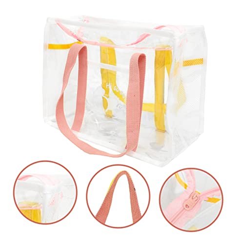 Beach Tote Bag for Women Capacity Tote Bags Zipper Handheld for Summer Travel Reusable Decorative for Shopping and2