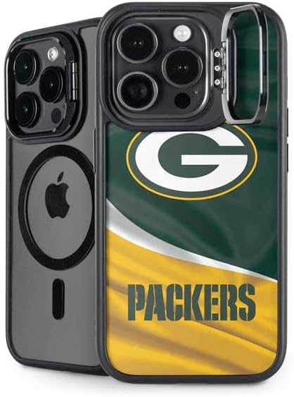 Skinit Kickstand Phone Case Compatible with iPhone 16 Pro Max - Officially Licensed NFL Green Bay Packers Team Motto Design
