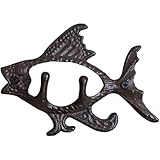 Crochet mural Fish CAST : Ce crochet mural attrayant est facile à installer. Il permet d'accrocher facilement vos manteaux, serviettes ou autres objets.